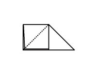 作り方４　開いて四角に折る。